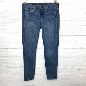 J. Crew Women's Jeans Toothpick Ankle Stretch Low Rise size 27 length 29"